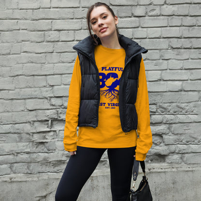 Playful WV - Blue (Unisex) Long Sleeve Tee
