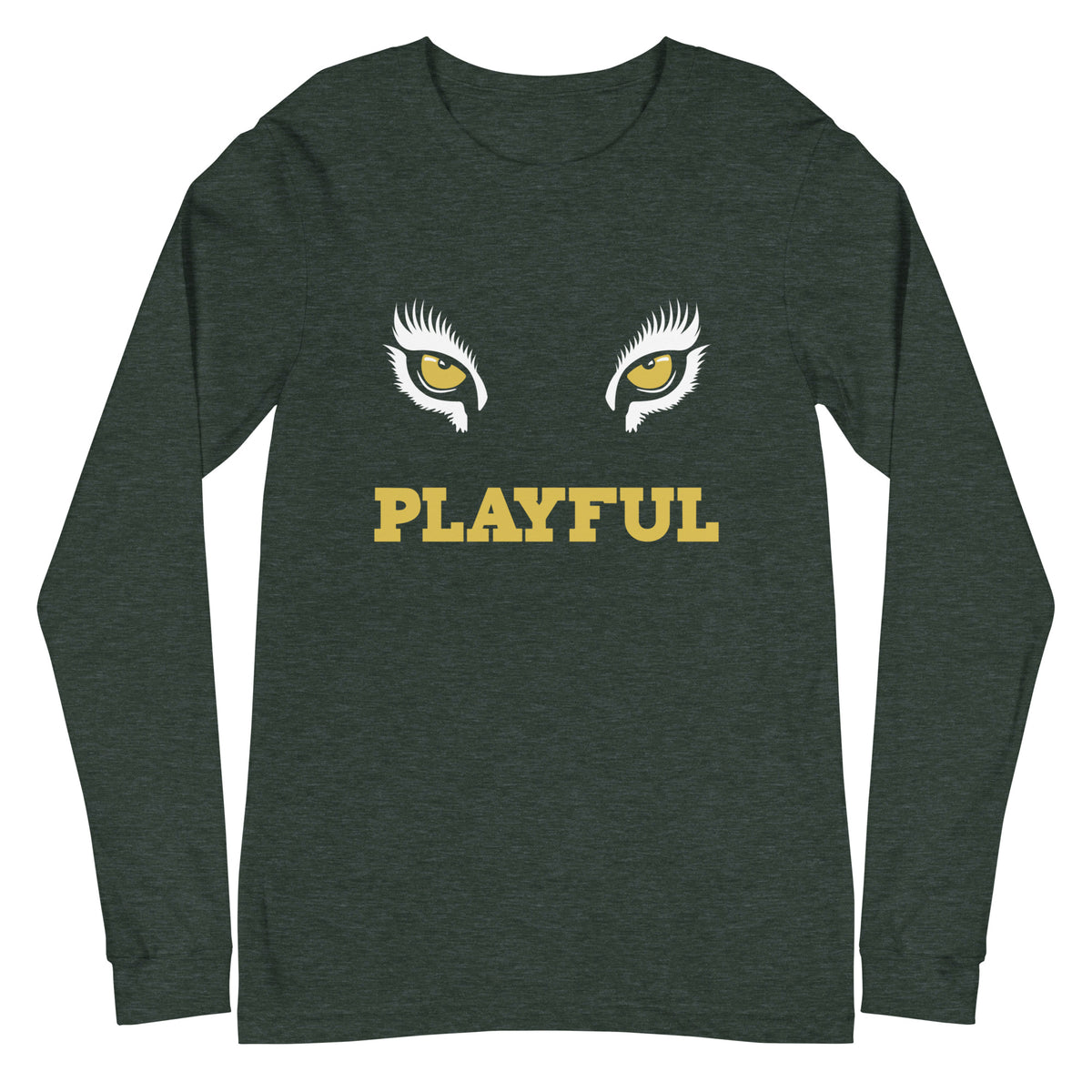Playful Lioness Eyes Unisex Long Sleeve Tee