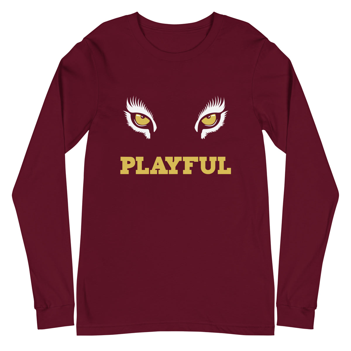 Playful Lioness Eyes Unisex Long Sleeve Tee