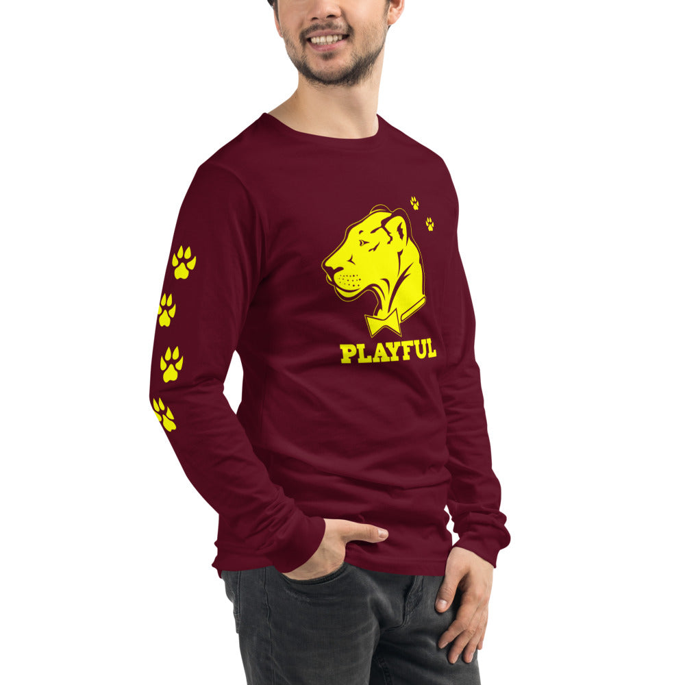 Playful Paws (Unisex) Long Sleeve Tee