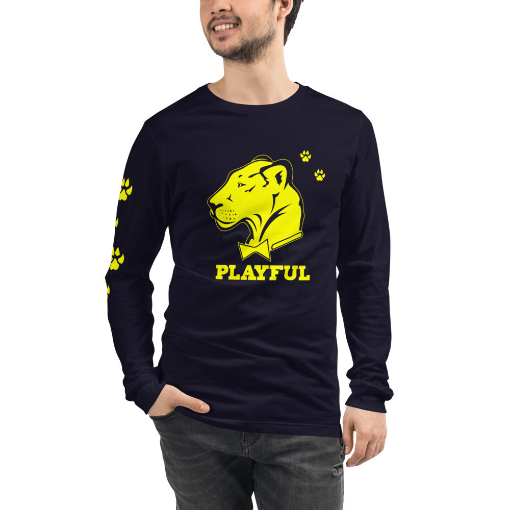 Playful Paws (Unisex) Long Sleeve Tee