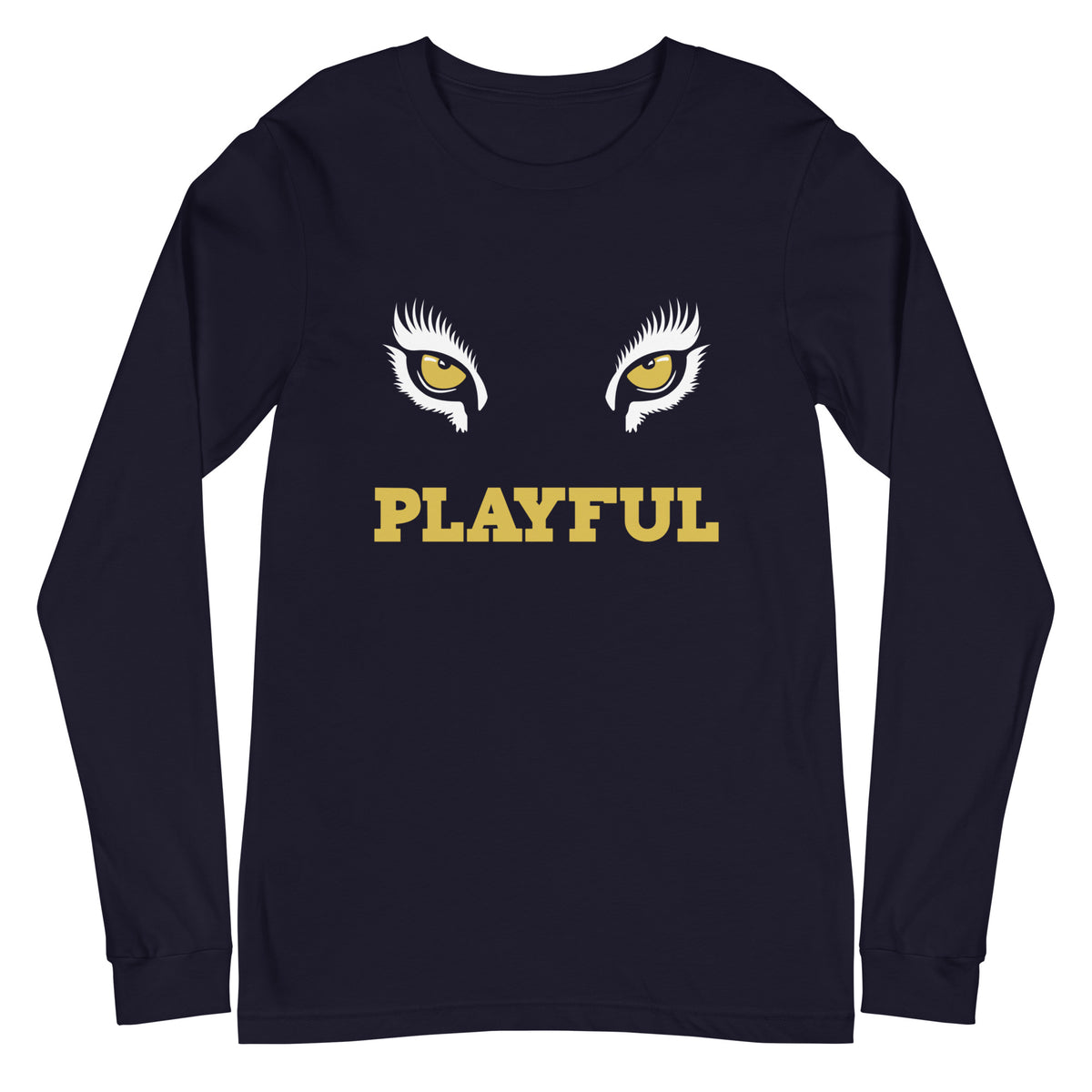 Playful Lioness Eyes Unisex Long Sleeve Tee