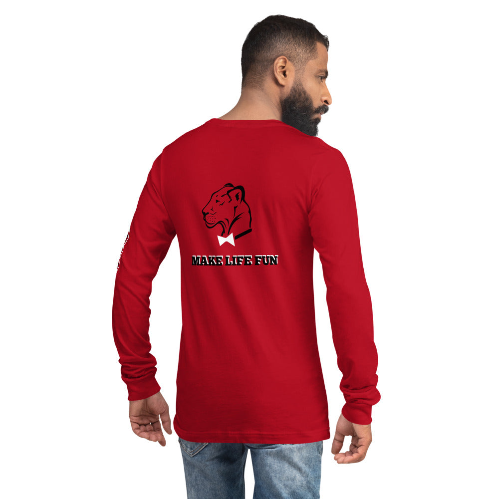 Playful 3D 3x Playful & Slogan Long Sleeve (Unisex) Tee