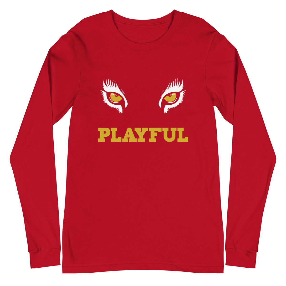 Playful Lioness Eyes Unisex Long Sleeve Tee