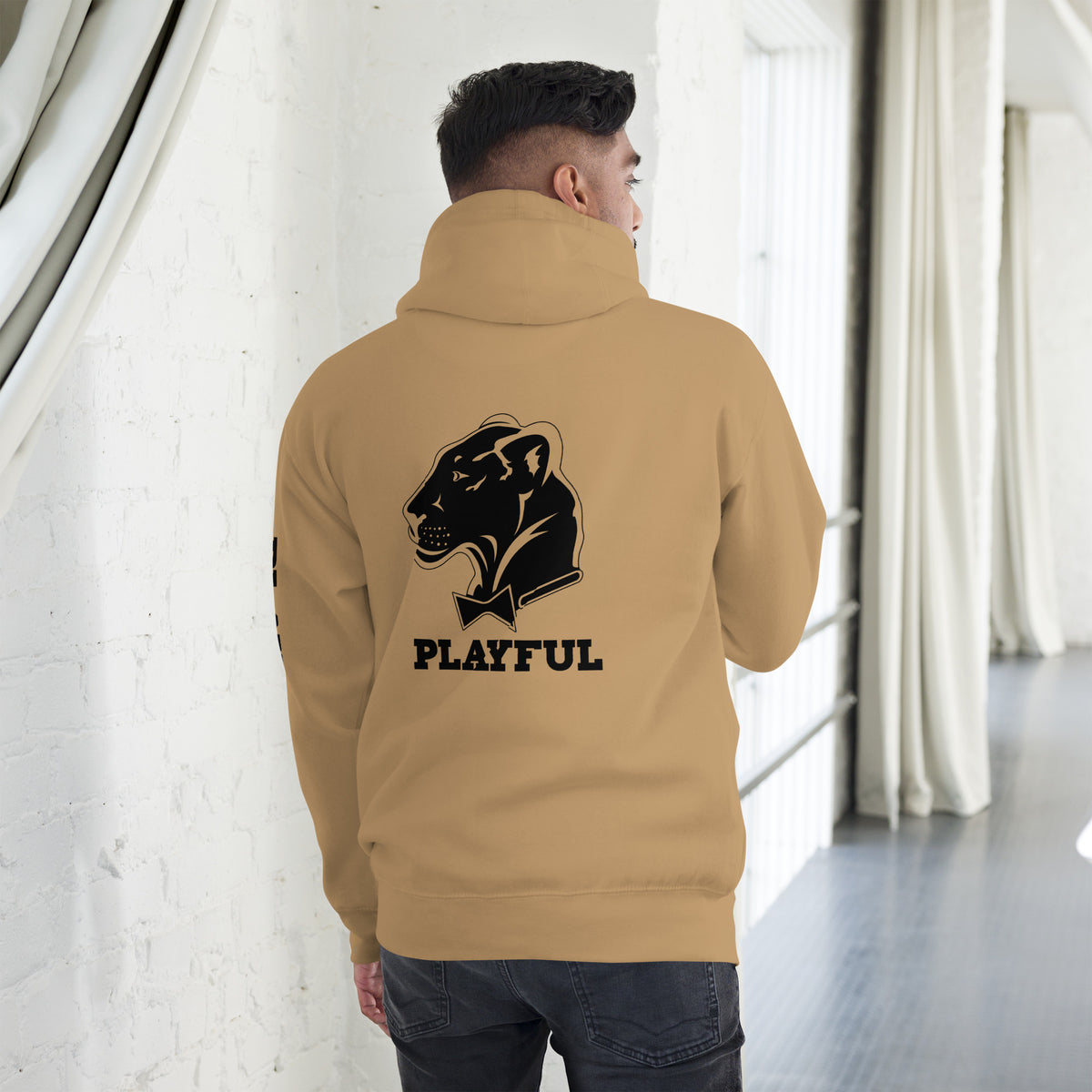 Playful (Unisex) Premium Hoodie (BLK Logo)