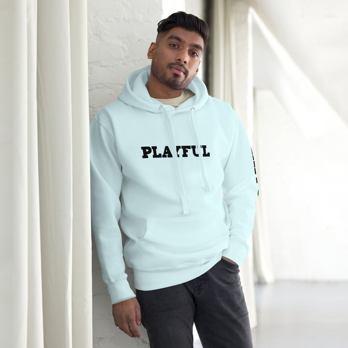 Playful (Unisex) Premium Hoodie (BLK Logo)
