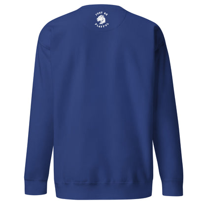 Just Be Playful Embroidered (Unisex) Premium Sweatshirt