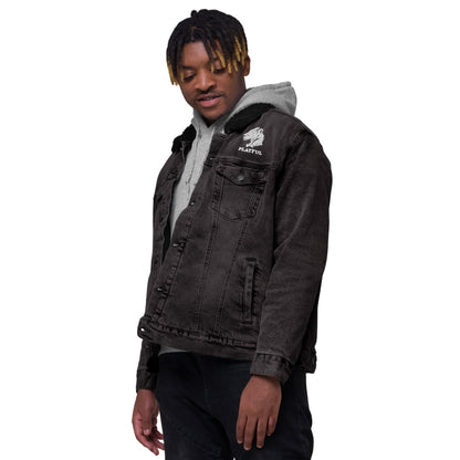 Playful (Unisex) Denim Sherpa Jacket