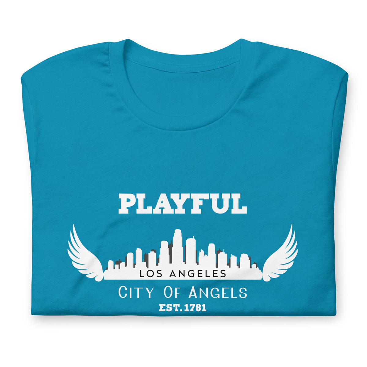 Playful Los Angeles City of Angels (Unisex) T-Shirt
