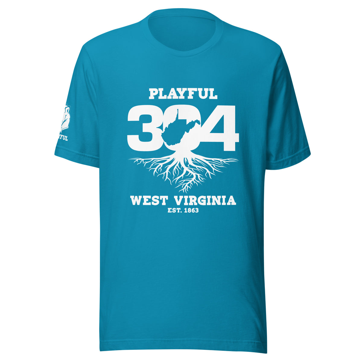 Playful WV - White (Unisex) T-Shirt