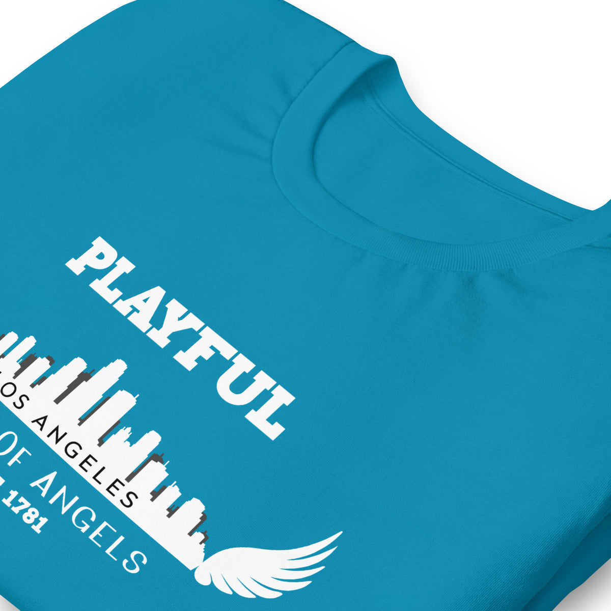Playful Los Angeles City of Angels (Unisex) T-Shirt
