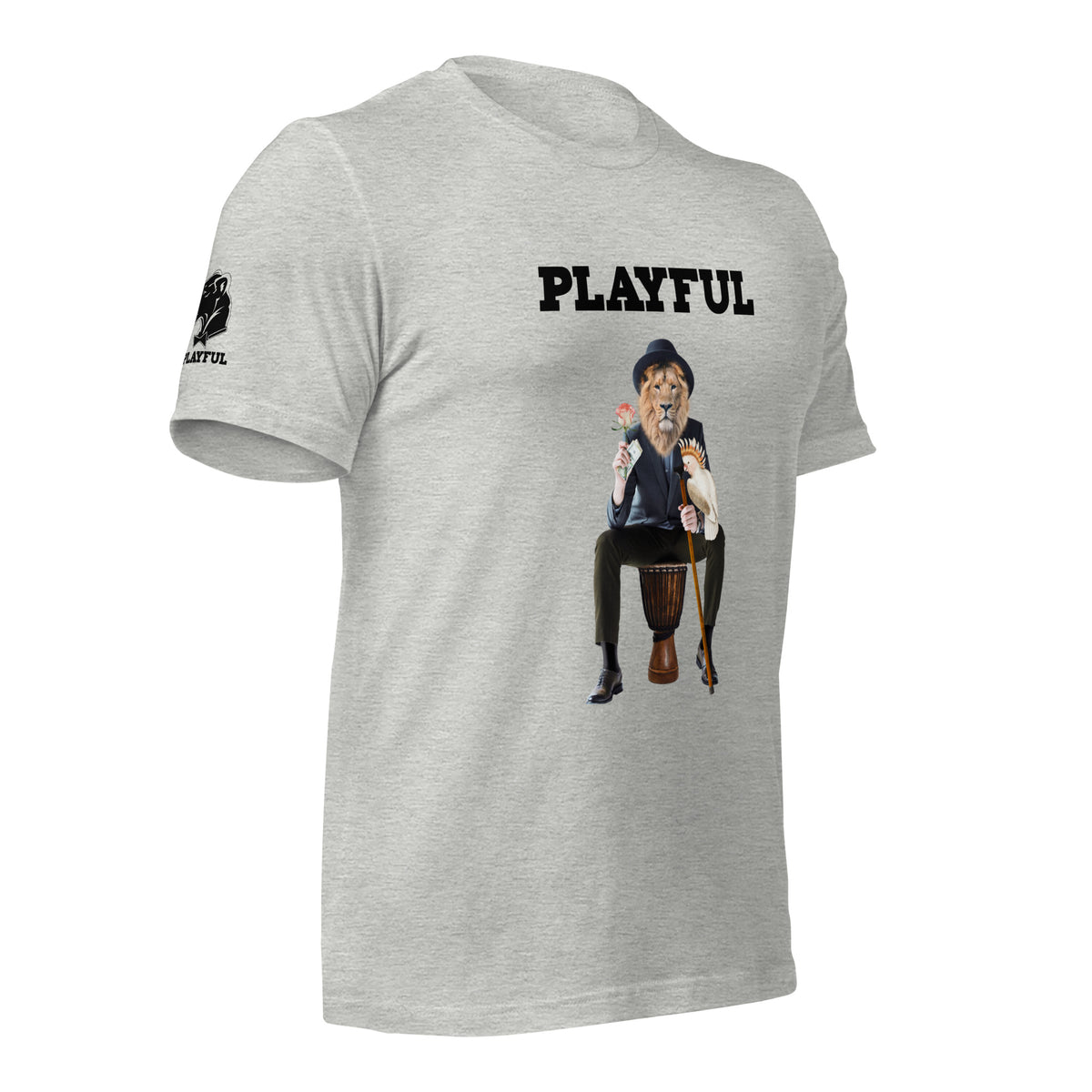 Playful Lion (Unisex) T-Shirt