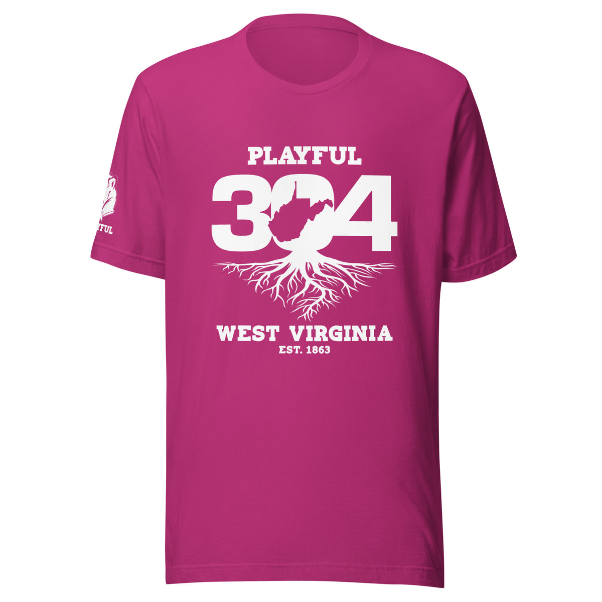 Playful WV - White (Unisex) T-Shirt