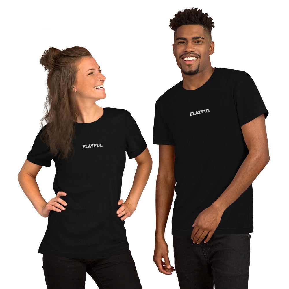 Playful Embroidered (Unisex Tee)