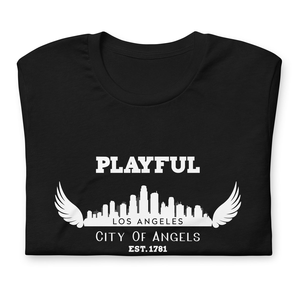Playful Los Angeles City of Angels (Unisex) T-Shirt