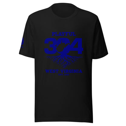 Playful WV - Blue (Unisex) T-Shirt