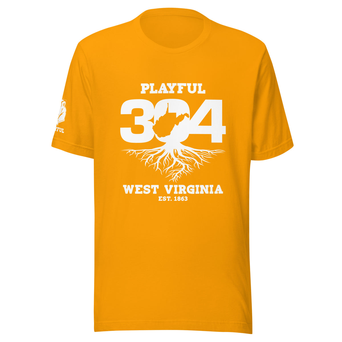 Playful WV - White (Unisex) T-Shirt