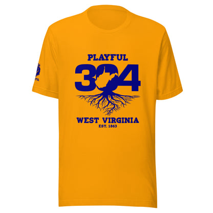 Playful WV - Blue (Unisex) T-Shirt