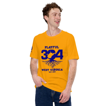 Playful WV - Blue (Unisex) T-Shirt