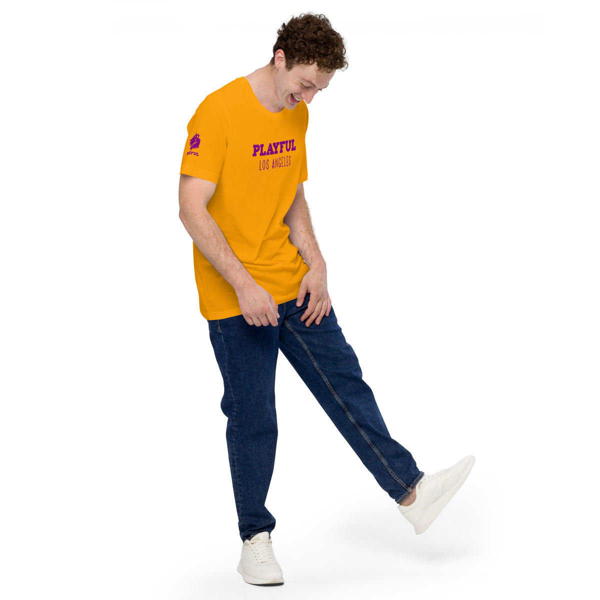 Playful Los Angeles - Purple (Unisex) t-shirt