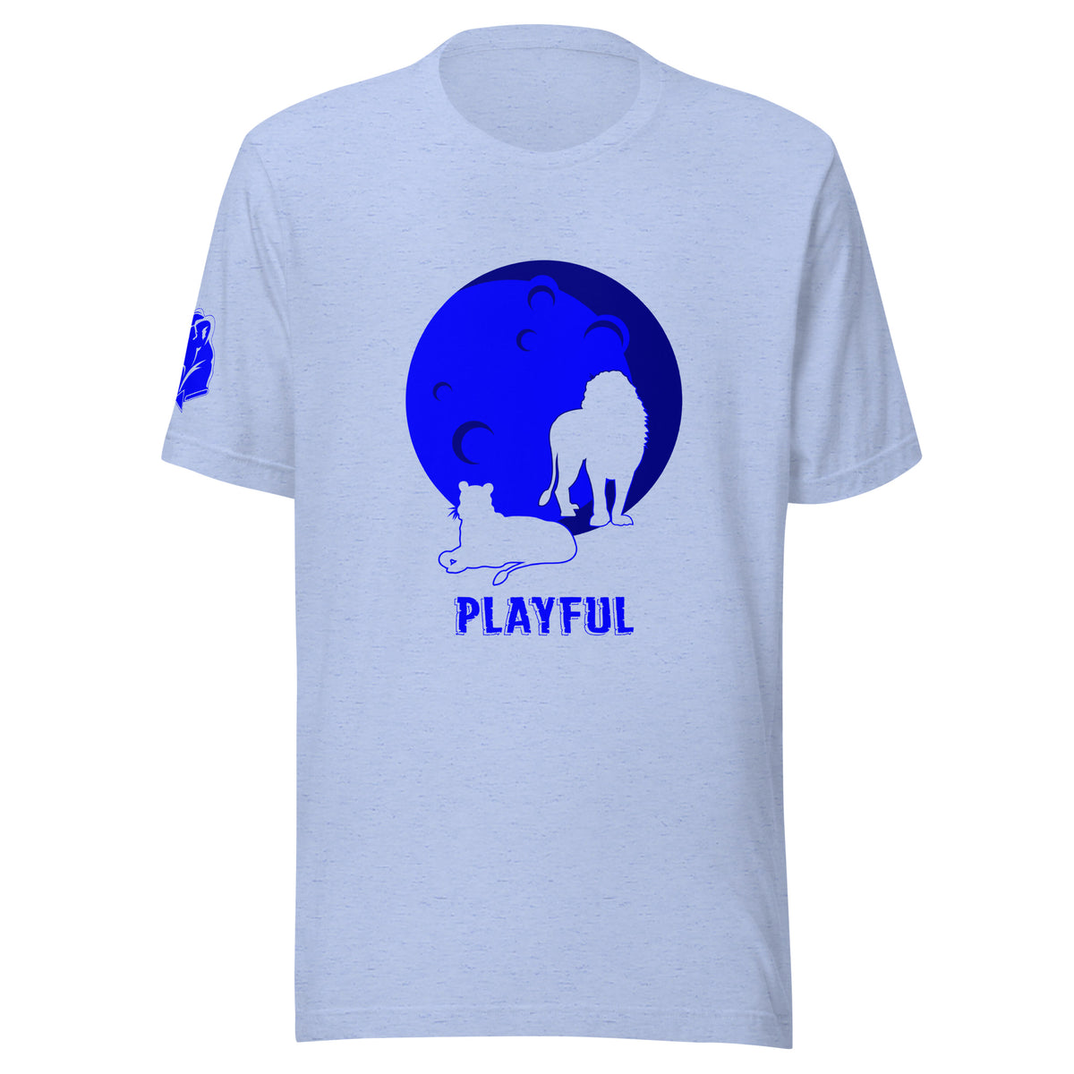 Playful Blue Moon (Unisex) T-Shirt