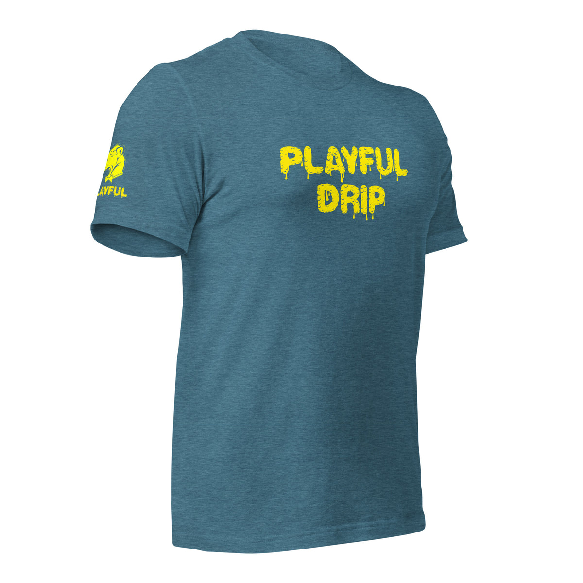 Playful Drip - Yellow (Unisex) T-Shirt