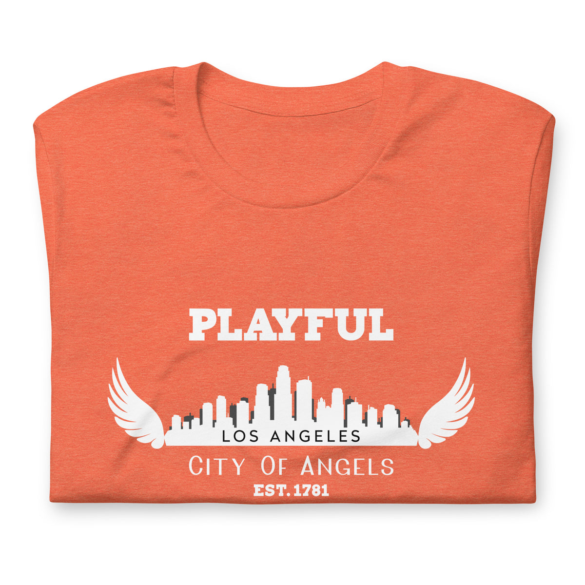 Playful Los Angeles City of Angels (Unisex) T-Shirt
