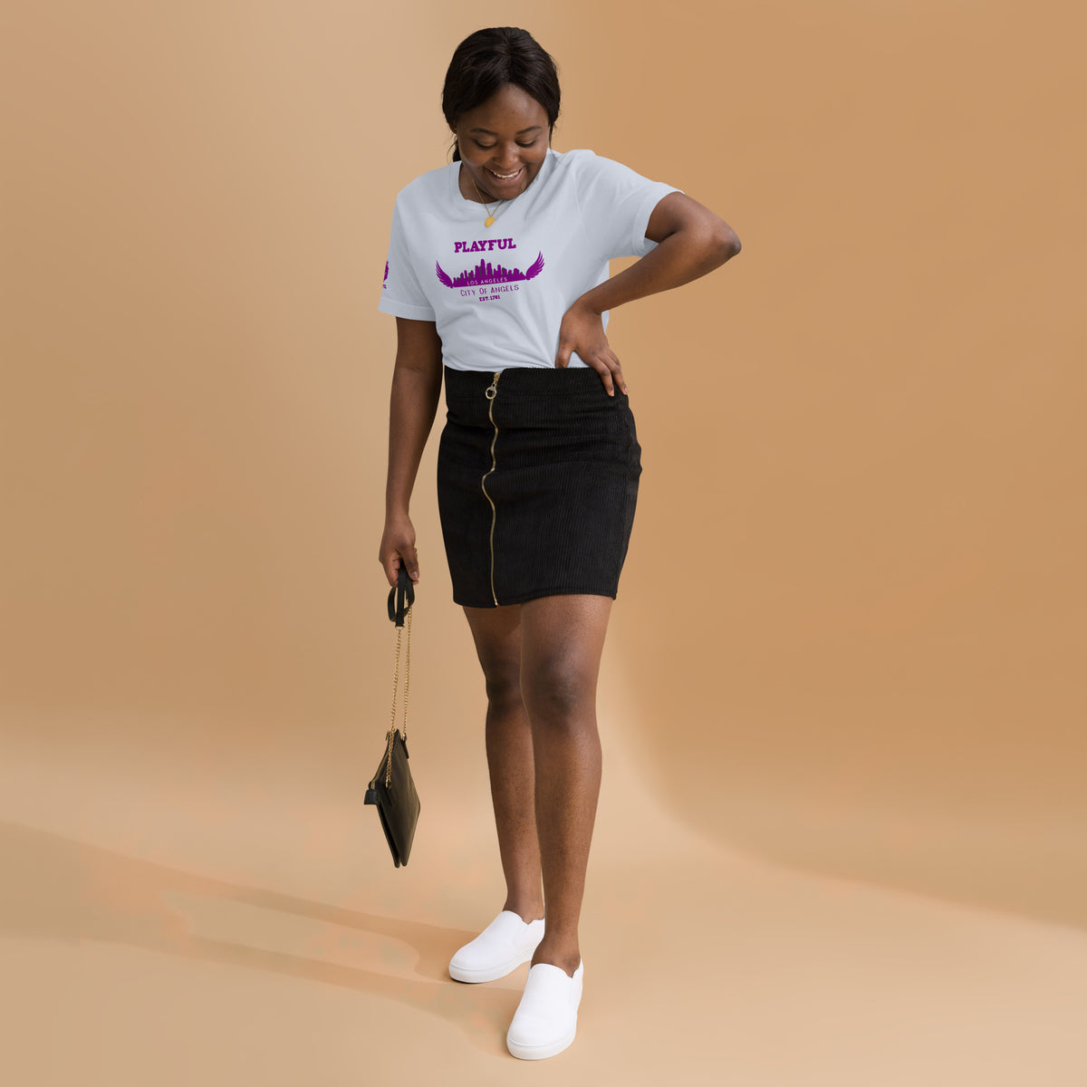 Playful Los Angeles City of Angels (Unisex) T-Shirt