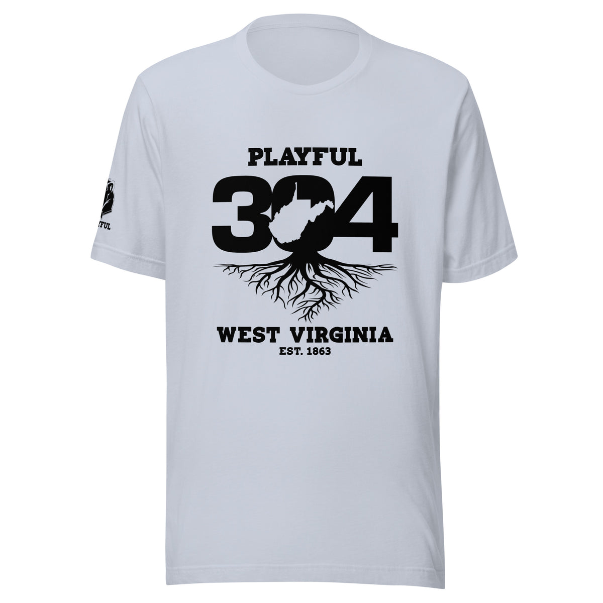 Playful WV - Black (Unisex) T-Shirt
