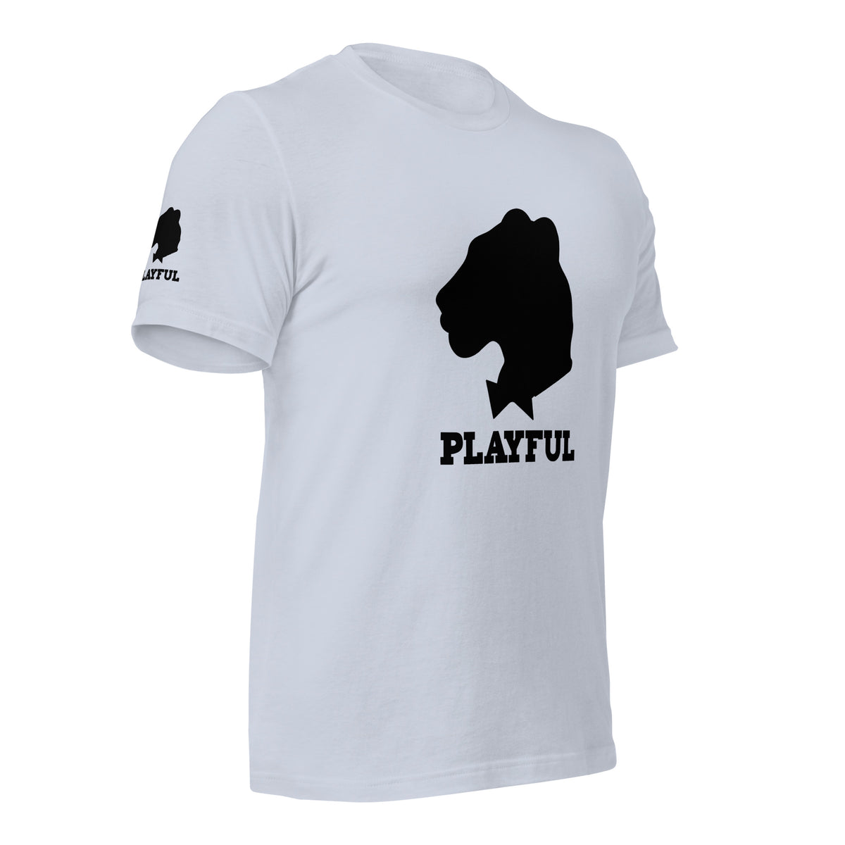 Playful Black Out Logo (Unisex) T-Shirt