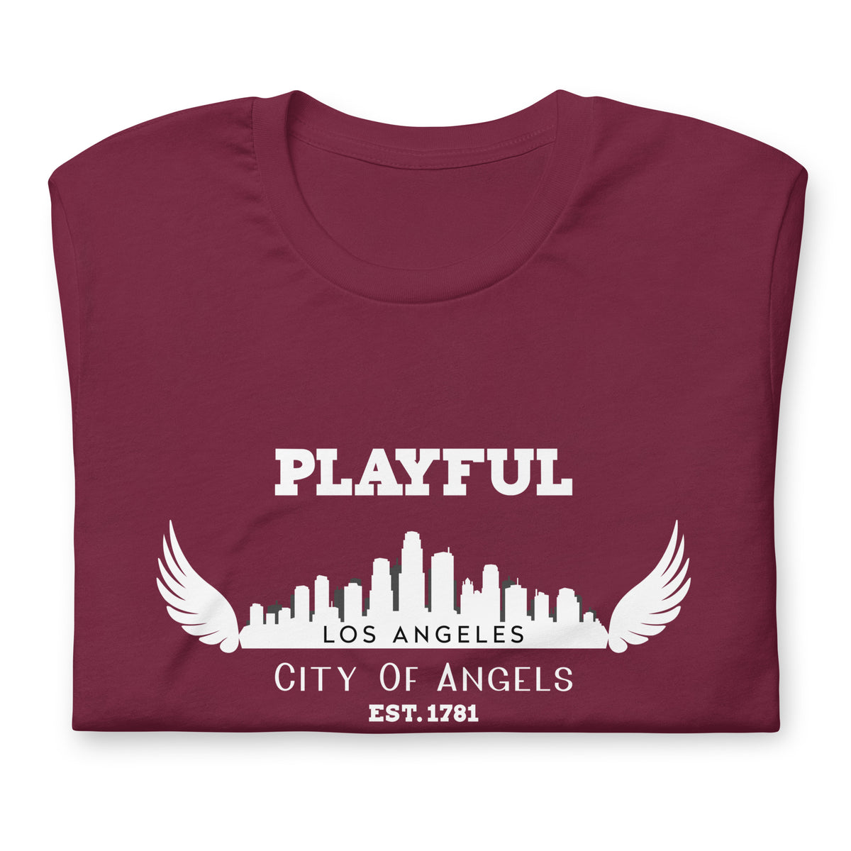 Playful Los Angeles City of Angels (Unisex) T-Shirt