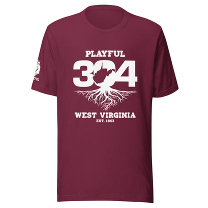 Playful WV - White (Unisex) T-Shirt