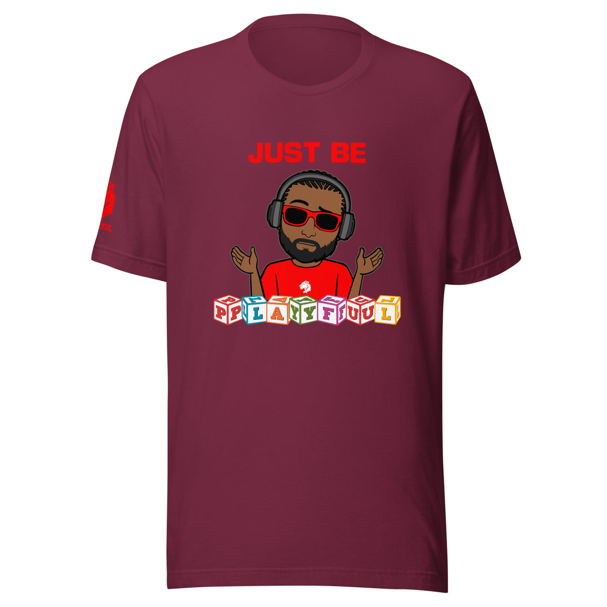 Just Be Playful Bitmoji (Unisex) Tee