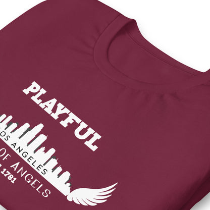 Playful Los Angeles City of Angels (Unisex) T-Shirt