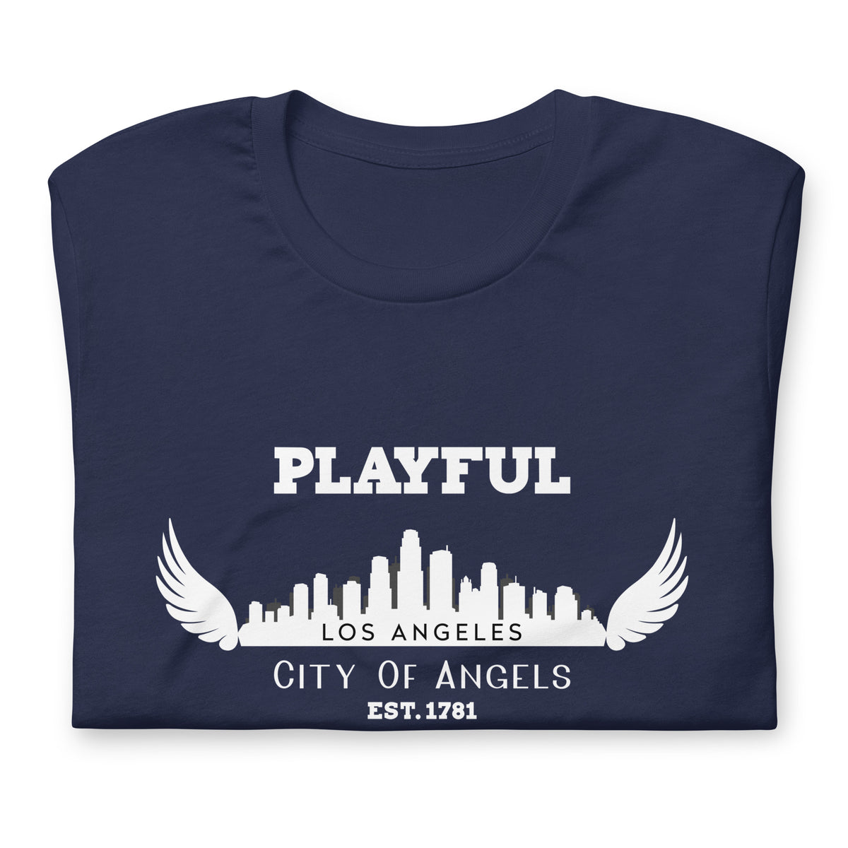 Playful Los Angeles City of Angels (Unisex) T-Shirt