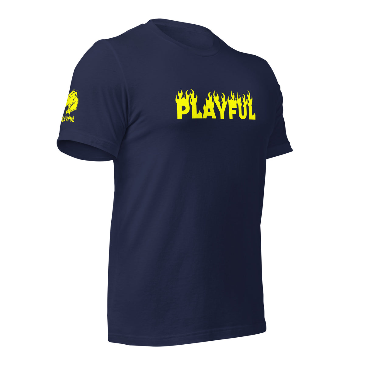 Playful Fire (Yellow) (Unisex) T-Shirt