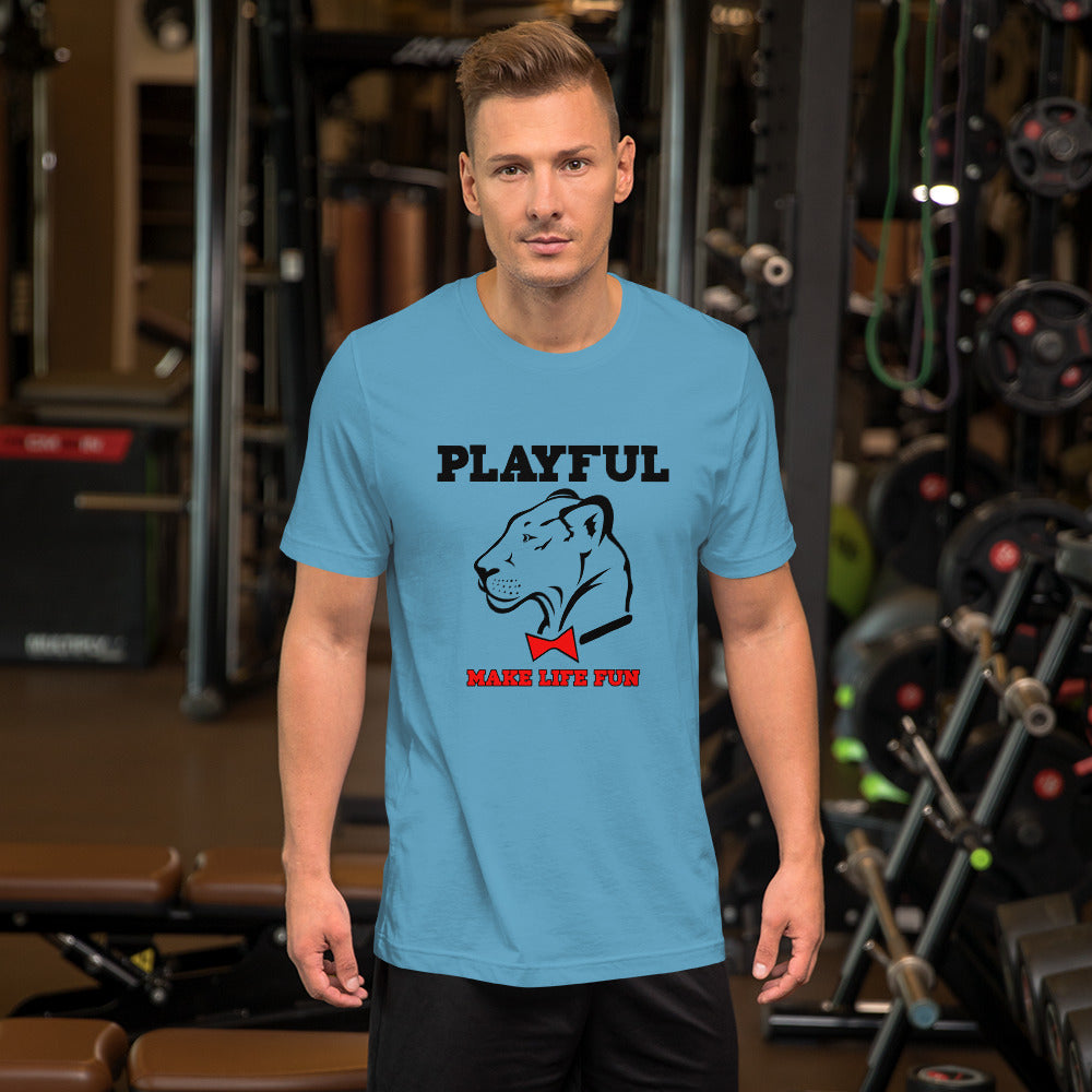 Playful Slogan (Unisex) Short Sleeve Tee