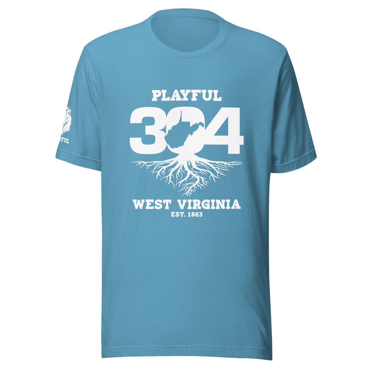 Playful WV - White (Unisex) T-Shirt