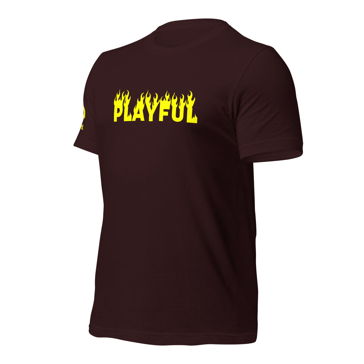 Playful Fire (Yellow) (Unisex) T-Shirt