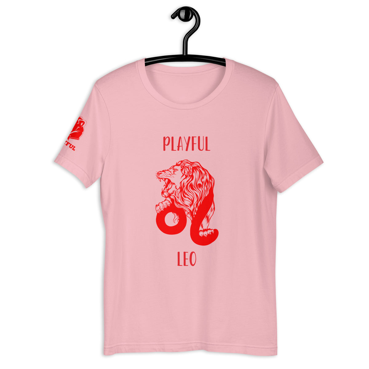 Playful Leo Red (Unisex) Tee