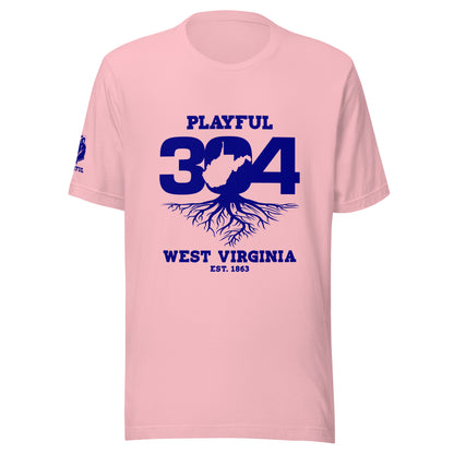 Playful WV - Blue (Unisex) T-Shirt