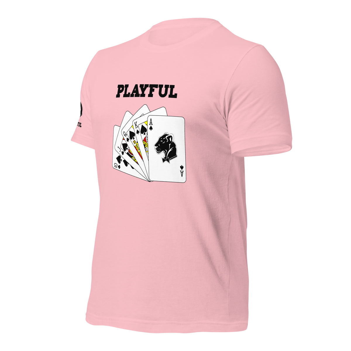 Playful Spades - Black (Unisex) T-Shirt