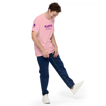 Playful Los Angeles - Purple (Unisex) t-shirt