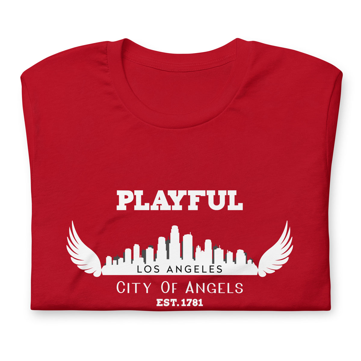 Playful Los Angeles City of Angels (Unisex) T-Shirt