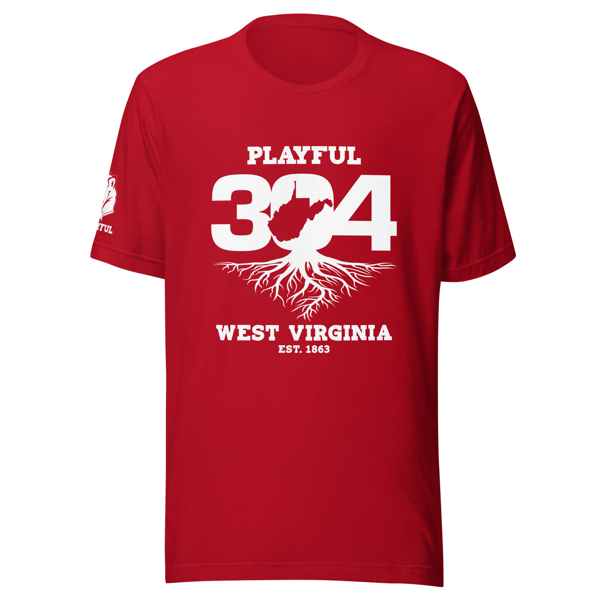 Playful WV - White (Unisex) T-Shirt