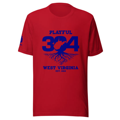 Playful WV - Blue (Unisex) T-Shirt