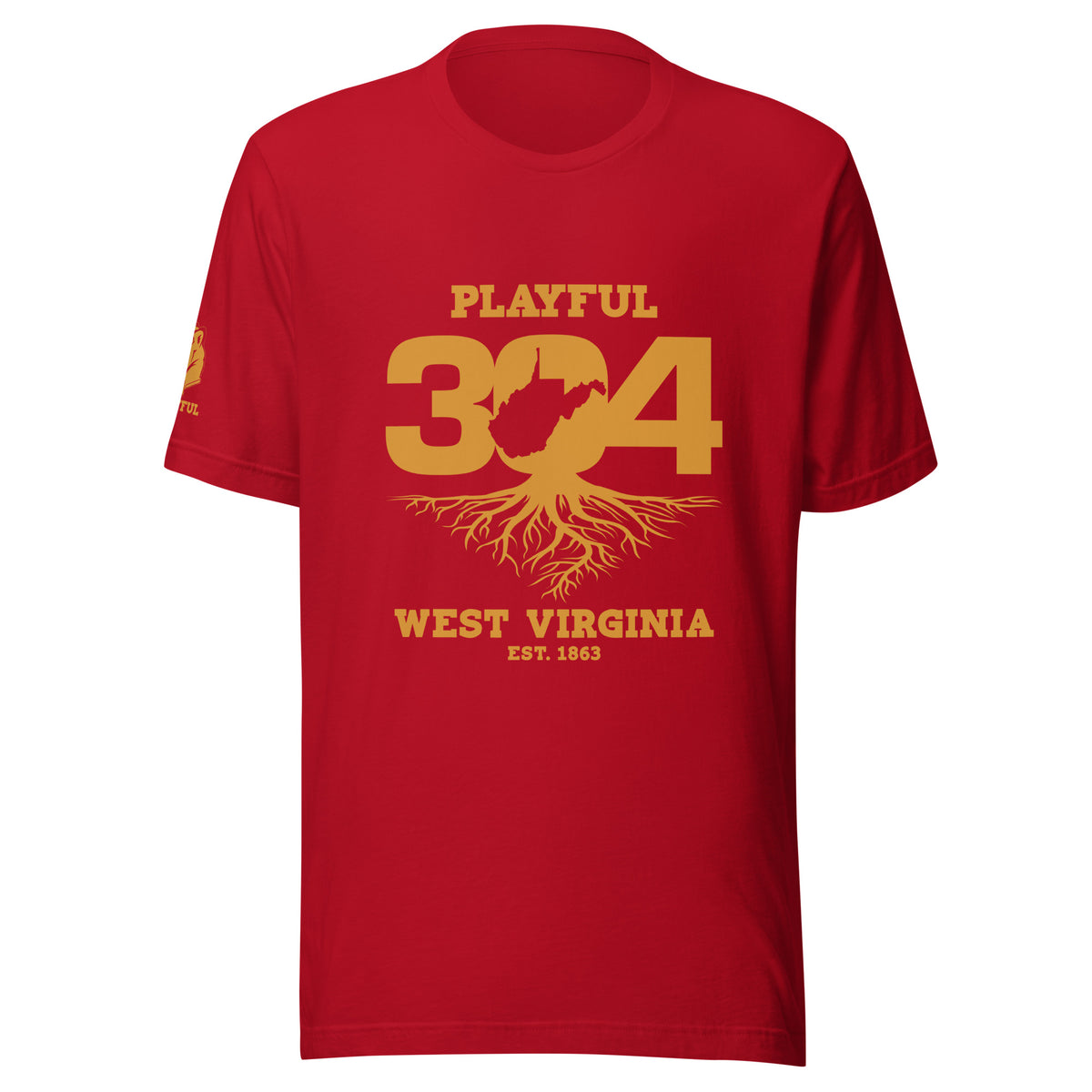 Playful WV - Gold (Unisex) T-Shirt