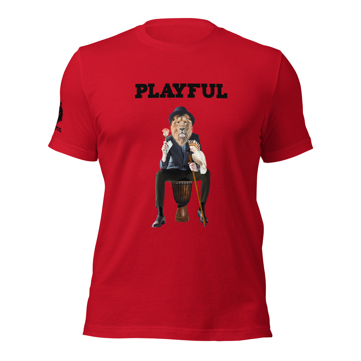 Playful Lion (Unisex) T-Shirt