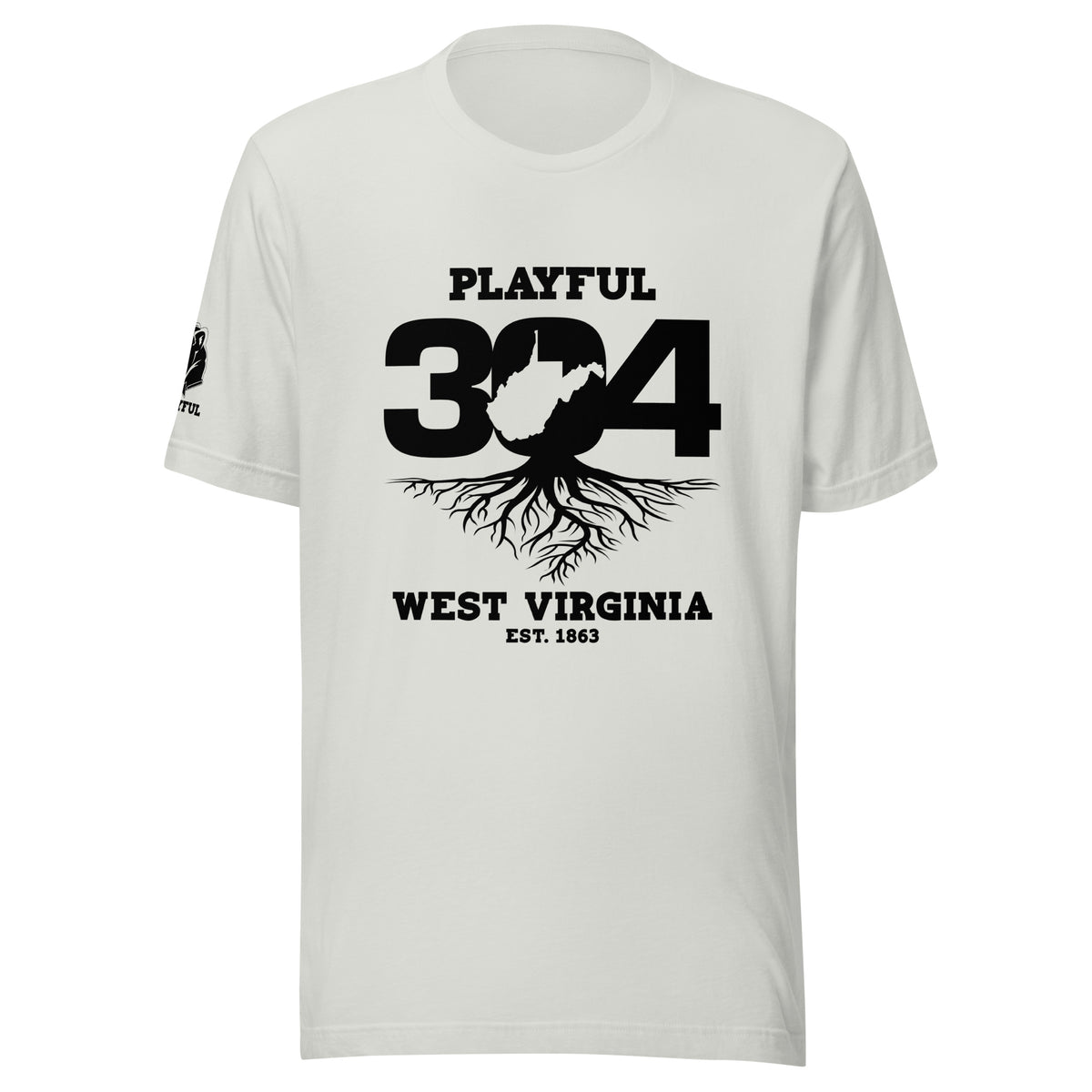 Playful WV - Black (Unisex) T-Shirt