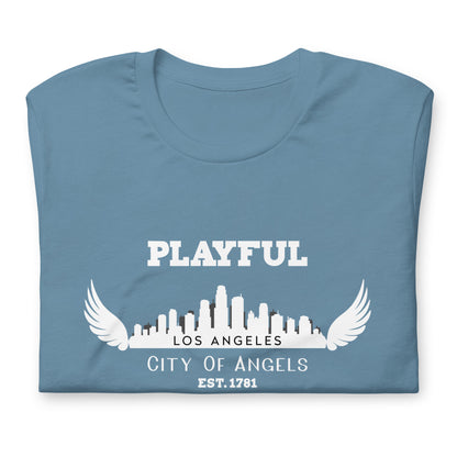 Playful Los Angeles City of Angels (Unisex) T-Shirt